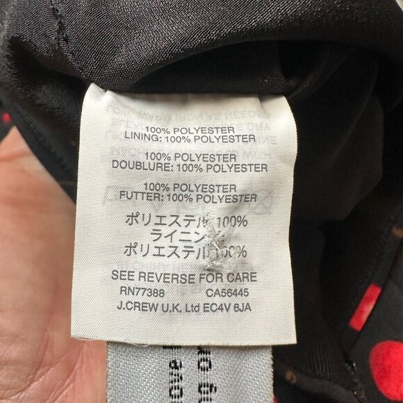 J. Crew Pleated Accordion Midi Cherry Skirt in Womens Size 2 for Work / Office - Picture 6 of 6